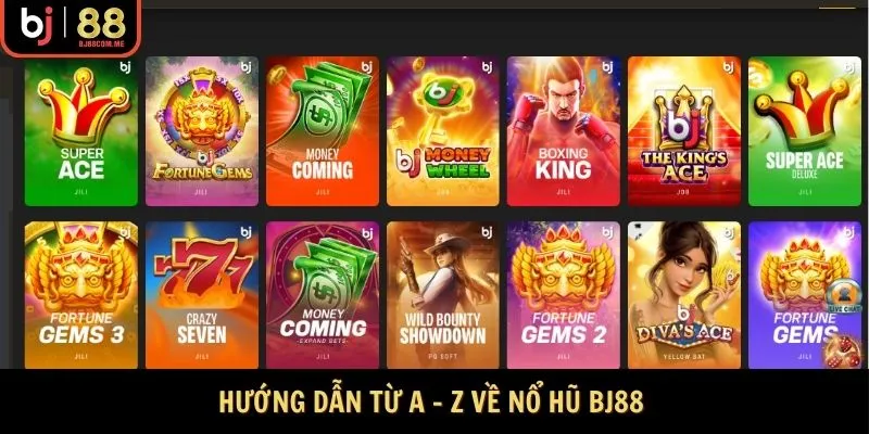 Hướng dẫn từ A - Z về Nổ hũ Bj88