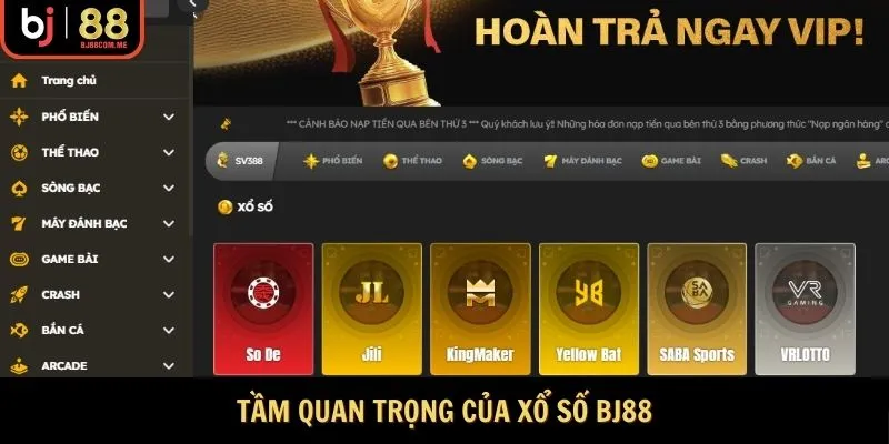Tầm quan trọng của Xổ số Bj88